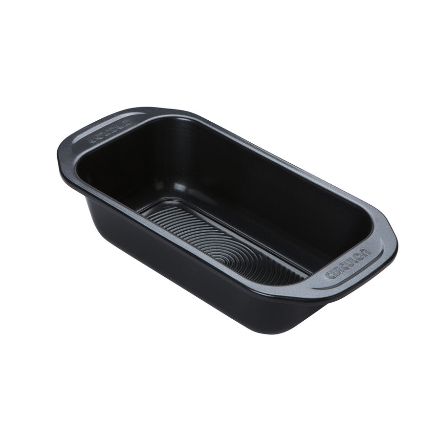 Circulon non-stick loaf pan on a white background
