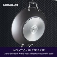 ScratchDefense Extreme Non-Stick Chef's Pan & Lid with Helper Handle - 4.2L