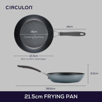 ScratchDefense Extreme Non-Stick Induction 21.5cm Frying Pan