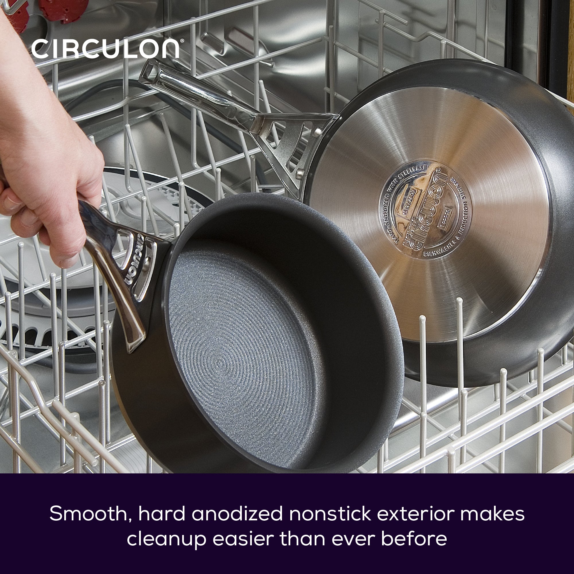 Infinite Non-Stick Induction Sauté, Stockpot & Skillet Pan Set - 7 Piece