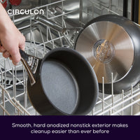 Infinite Non-Stick Induction Sauté, Stockpot & Skillet Pan Set - 7 Piece