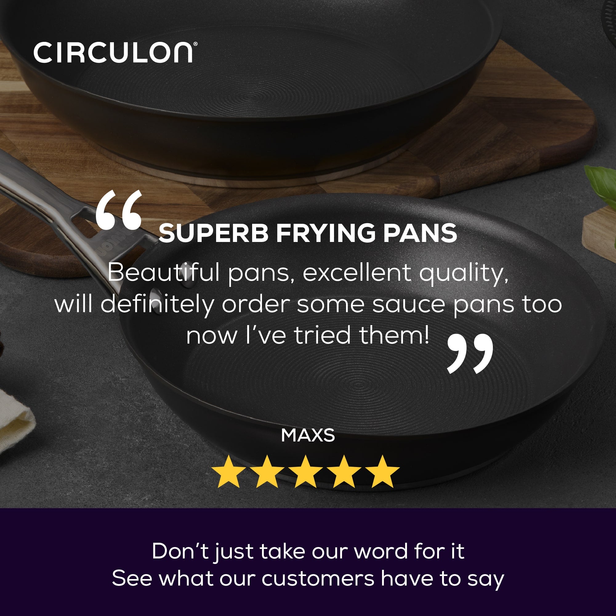 Infinite Non-Stick Induction Frying Pan Twin Set Customer Review