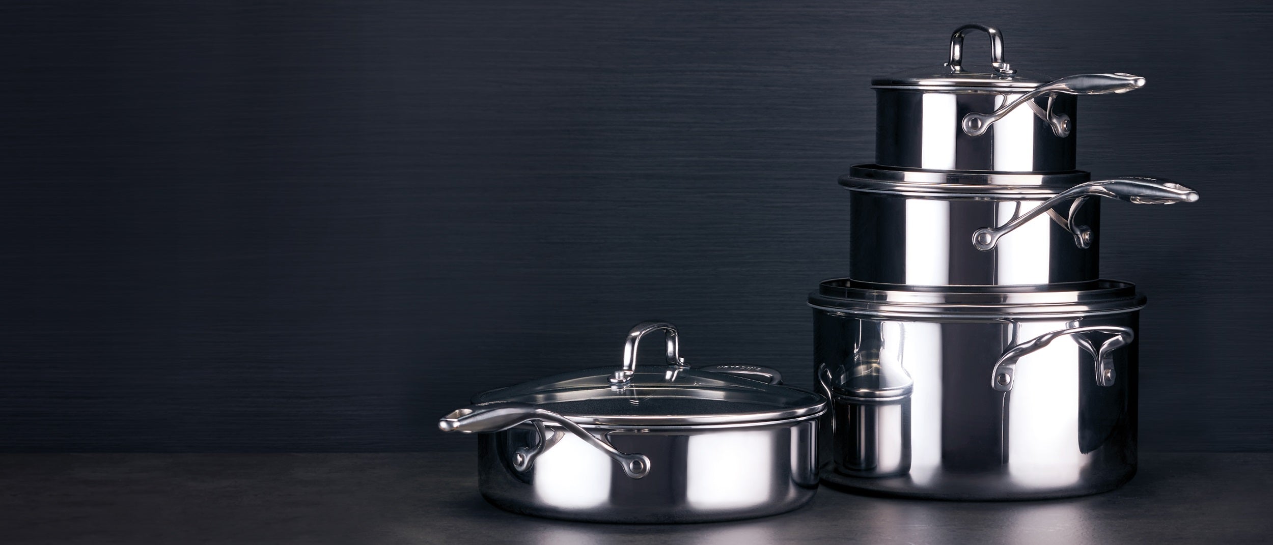 Circulon product image showing Circulon Stainless Steel Cookware